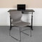Flash Furniture Gray Plastic Stack Chair, PK5 5-RUT-438-GY-GG - alternate 1